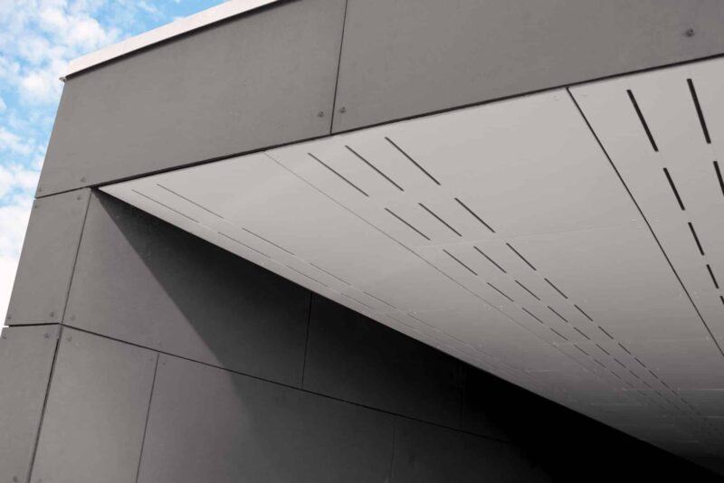 SCG Eaves Panel Half-Lining with ventilation 1200 x 600 x 4 mm in white