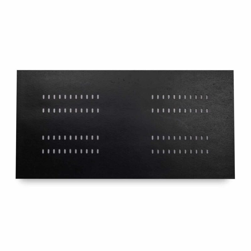 SCG Eaves Panel Capsule with ventilation & net 1200 x 600 x 4 mm in black