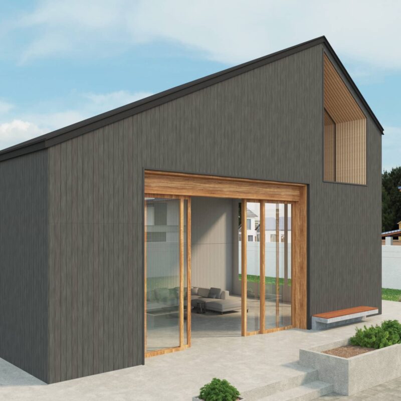 SCG Smartboard Rustic Lining 8 × 1200 × 2400 mm in white