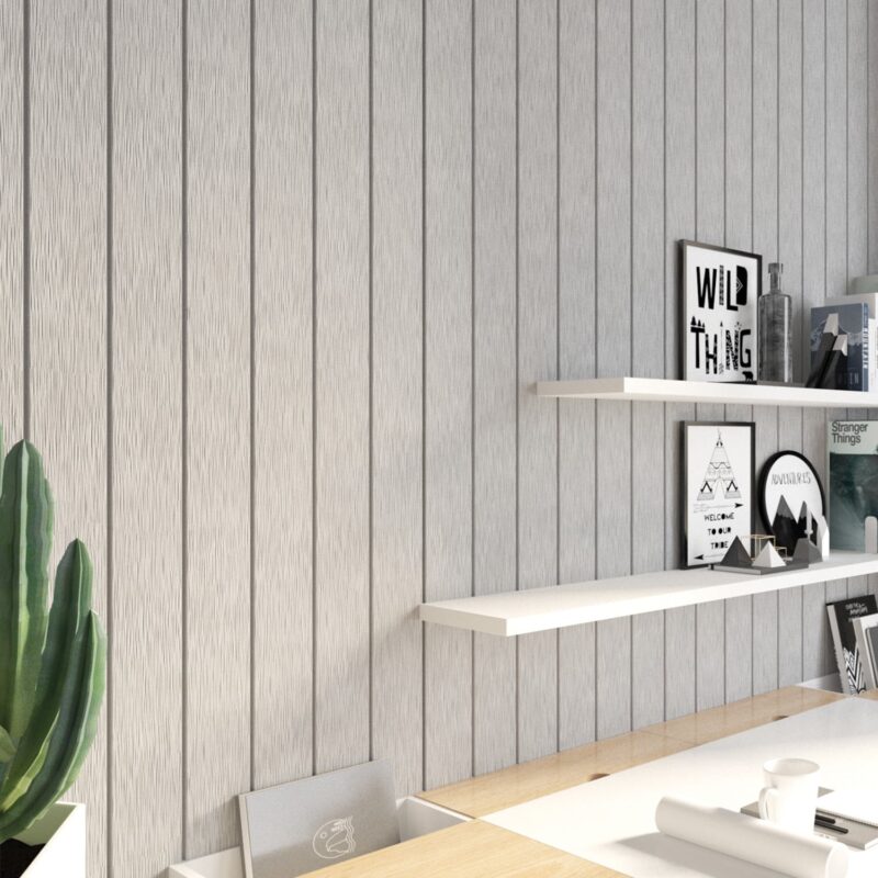 SCG Smartboard Rustic Lining 8 × 1200 × 2400 mm in white