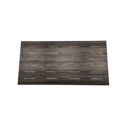 SCG Eaves Panel Structure with ventilation 1200 x 600 x 4 mm in black