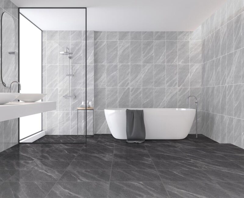 Cotto Stone Light Grey Tile 30 x 60 cm