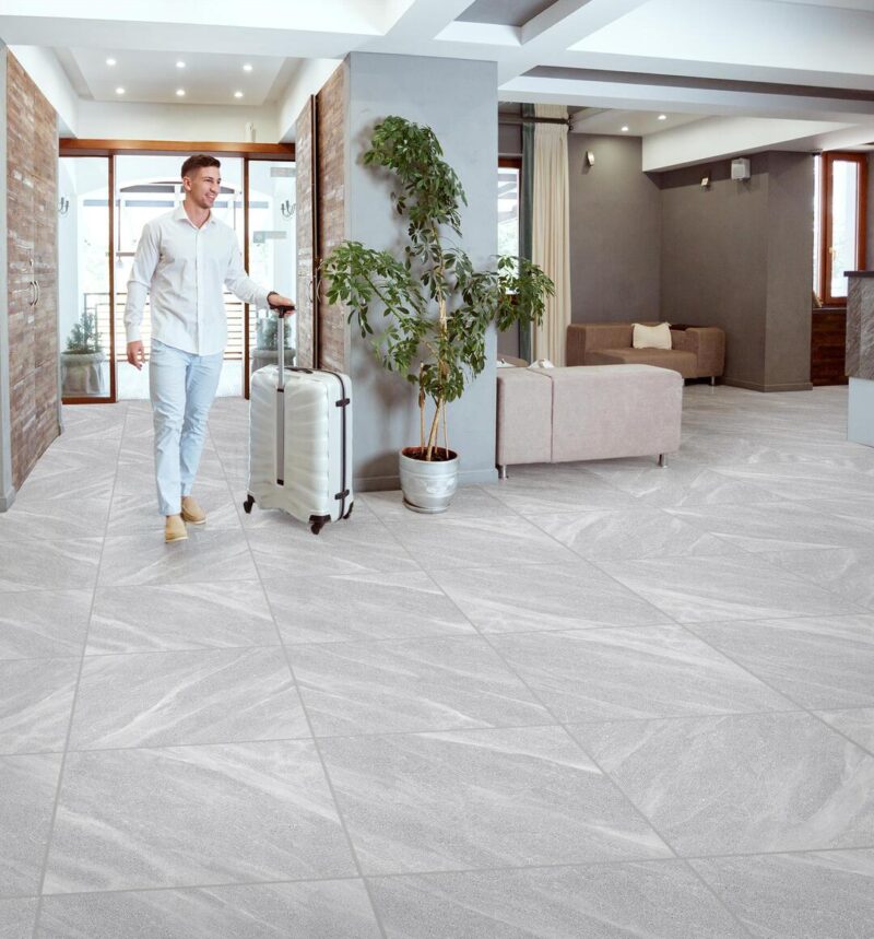 Cotto Stone Light Grey Tile 60 x 60 cm