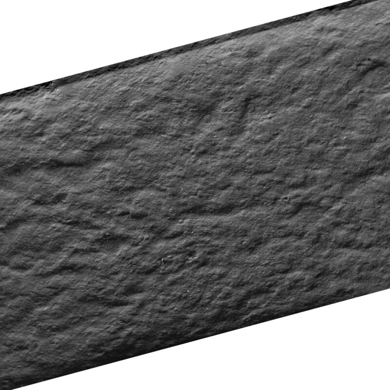 Ripstaal Bedkant Grå 10 m x 14 cm