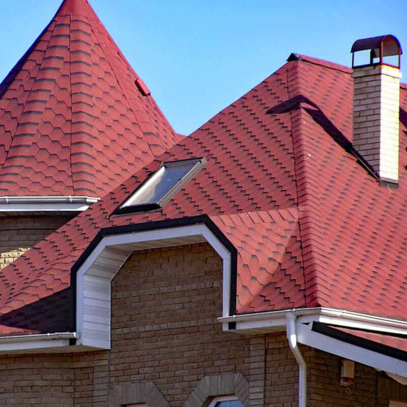 IKO Armourshield tagshingles Teglrød