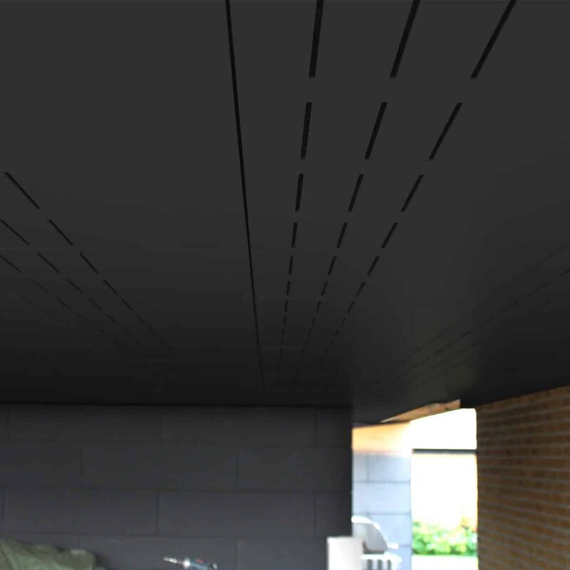 SCG Udhængsplade Half-Lining Sort m/ventilation