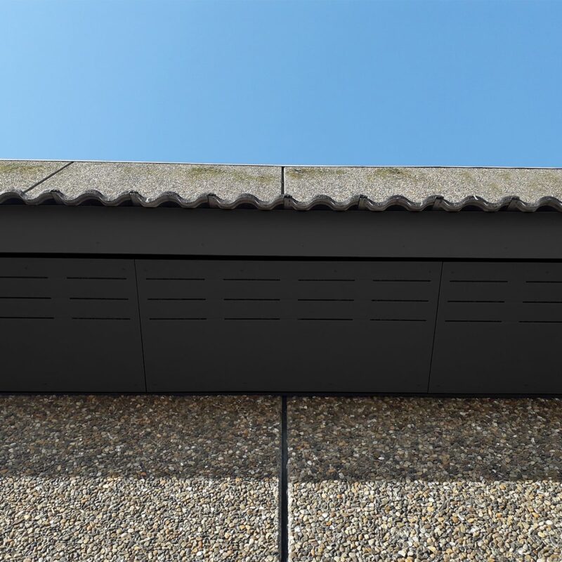 SCG Udhængsplade Half-Lining Sort m/ventilation