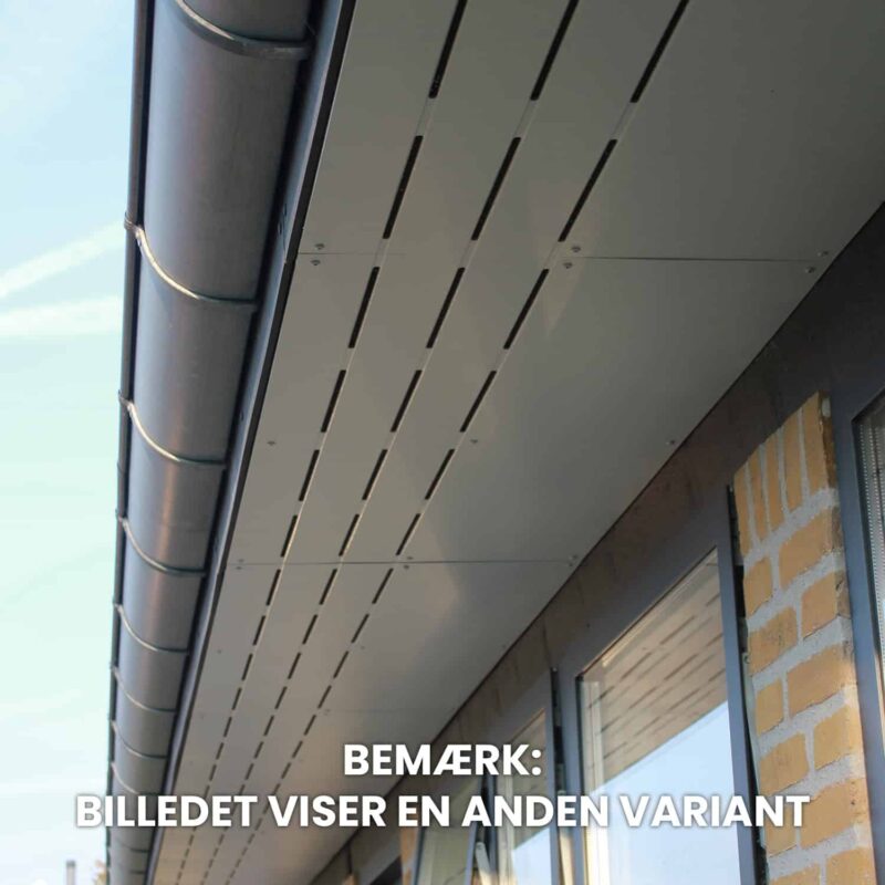 SCG Udhængsplade Struktur Hvid m/ventilation